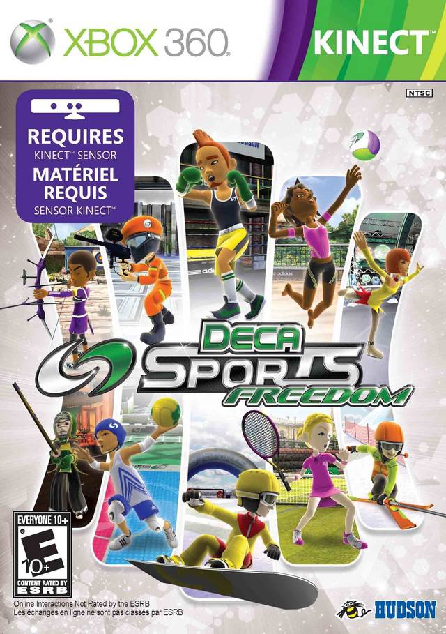 Deca Sports Freedom Front Cover - Xbox 360 Pre-Played
