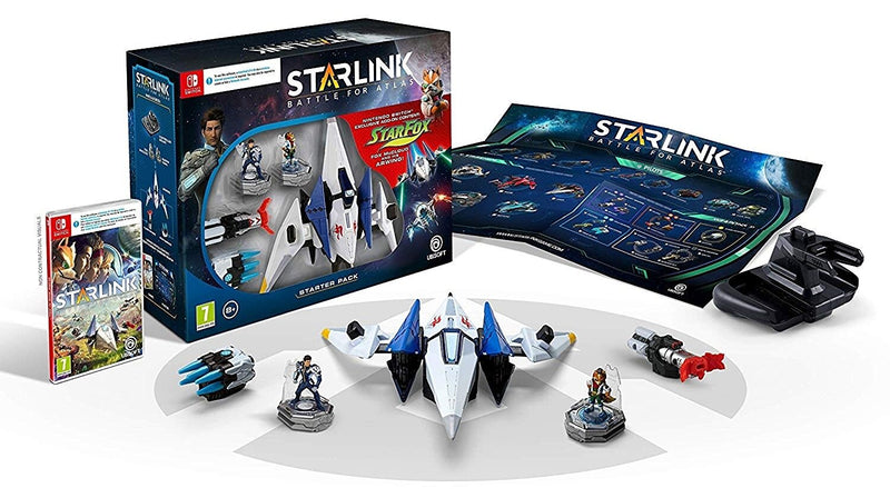 Starlink Battle for Atlas Arwing Ship and Stand - Nintendo Switch Pre-Played