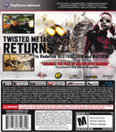 Twisted Metal - Playstation 3 Back Cover Pre-Played