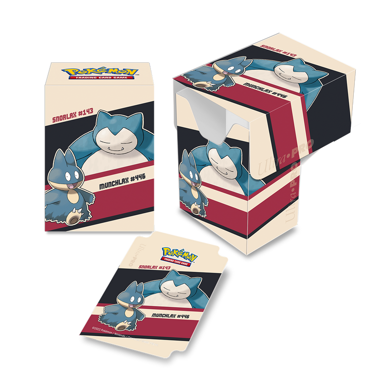 Snorlax and Munchlax Full View Deck Box - Pokemon TCG