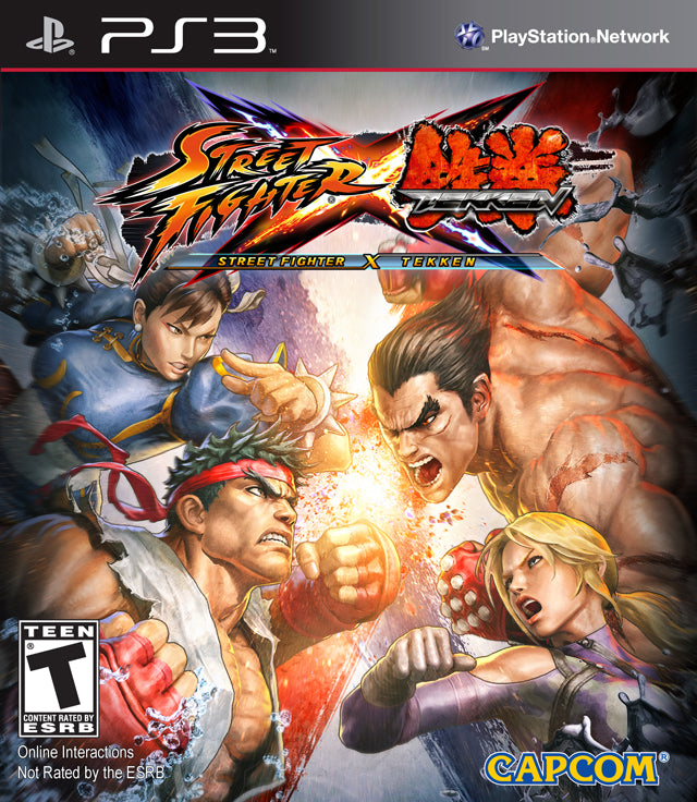 Street Fighter X Tekken Front Cover - Playstation 3 Pre-Played