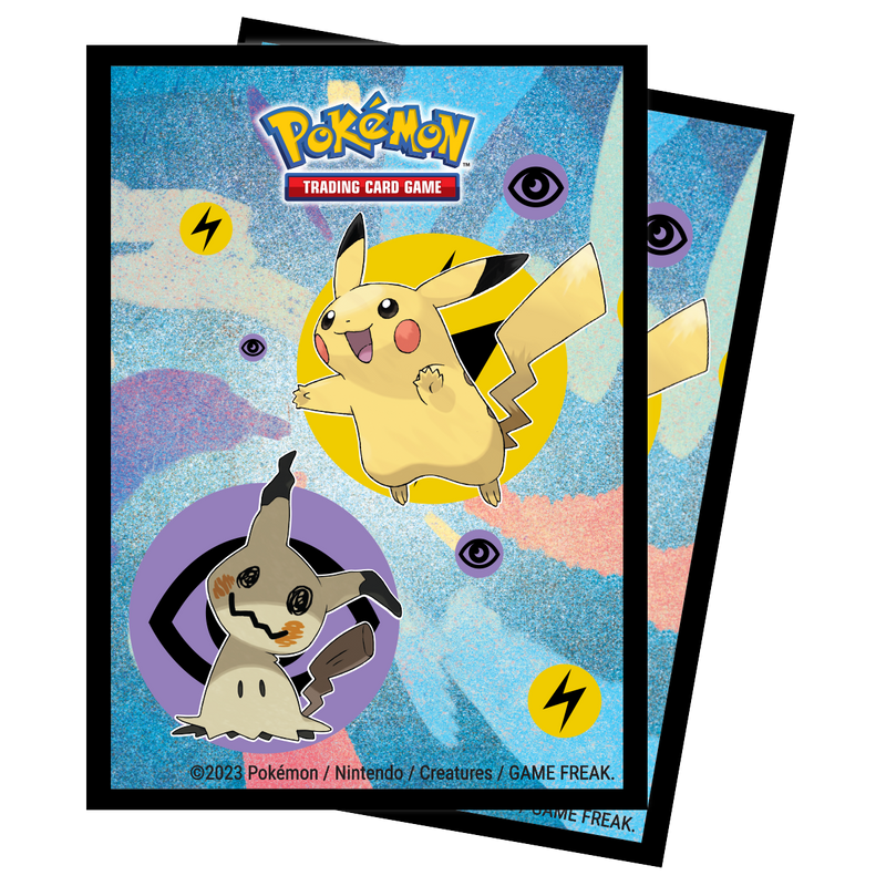 Pikachu and Mimikyu Deck Protector Sleeves 65 - Pokemon TCG