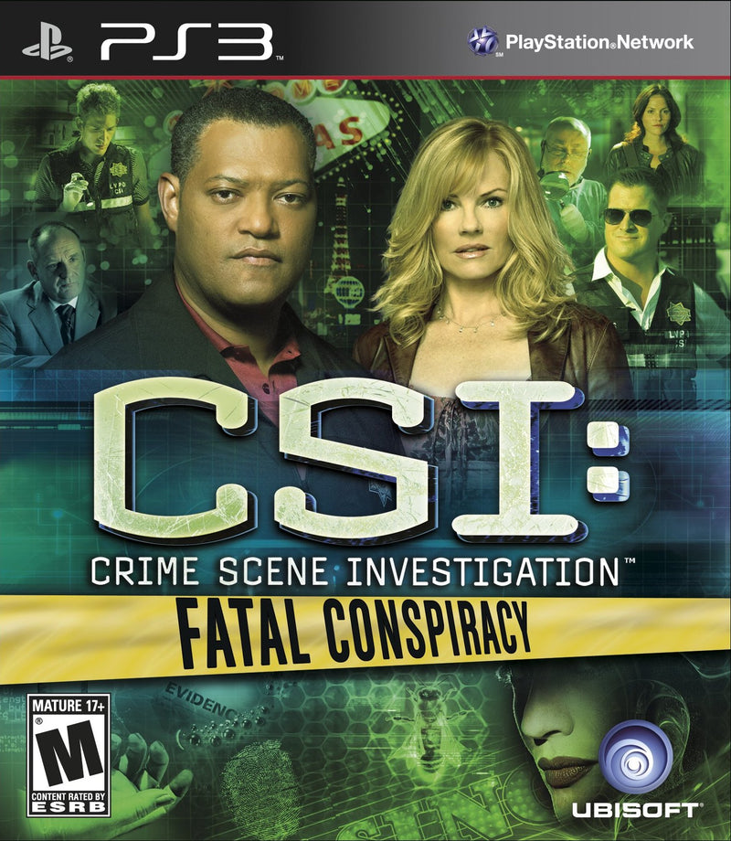 CSI: Fatal Conspiracy Front Cover - Playstation 3 Pre-Played
