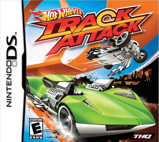 Hot Wheels Track Attack Front Cover - Nintendo DS Pre-Played