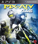 MX vs ATV Alive Front Cover - Playstation 3 Pre-Played