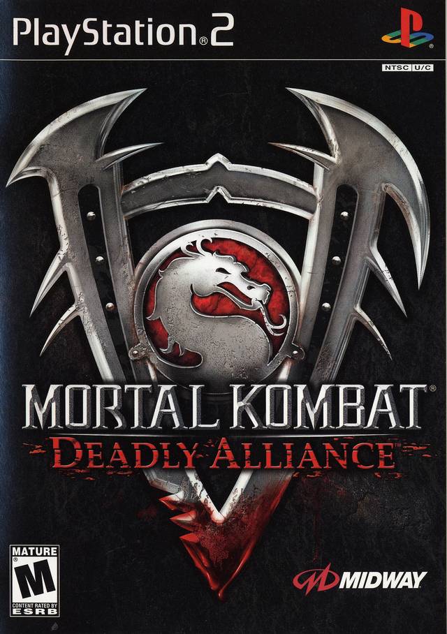 Mortal Kombat Deadly Alliance Front Cover - Playstation 2 Pre-Played