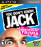 You Don't Know Jack Front Cover - Playstation 3 Pre-Played