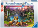 Tigers in Paradise 3000 Piece Puzzle