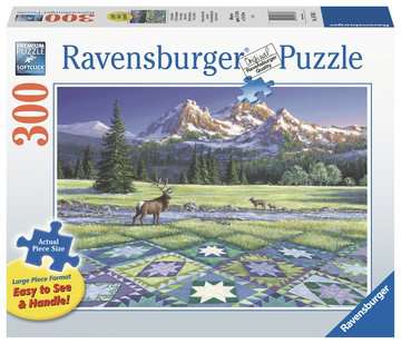 Mountain Quiltscape Large 300 Piece Puzzle