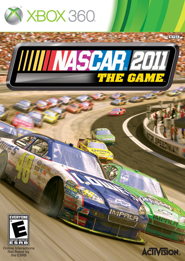 Nascar 2011 The Game Front Cover - Xbox 360 Pre-Played