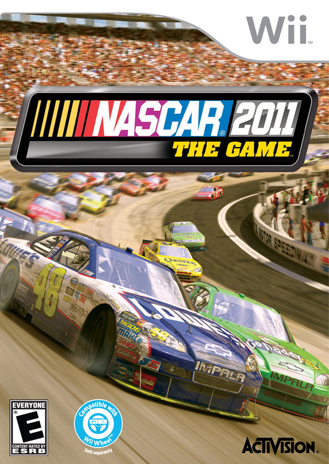 Nascar 2011 The Game Front Cover - Nintendo Wii Pre-Played