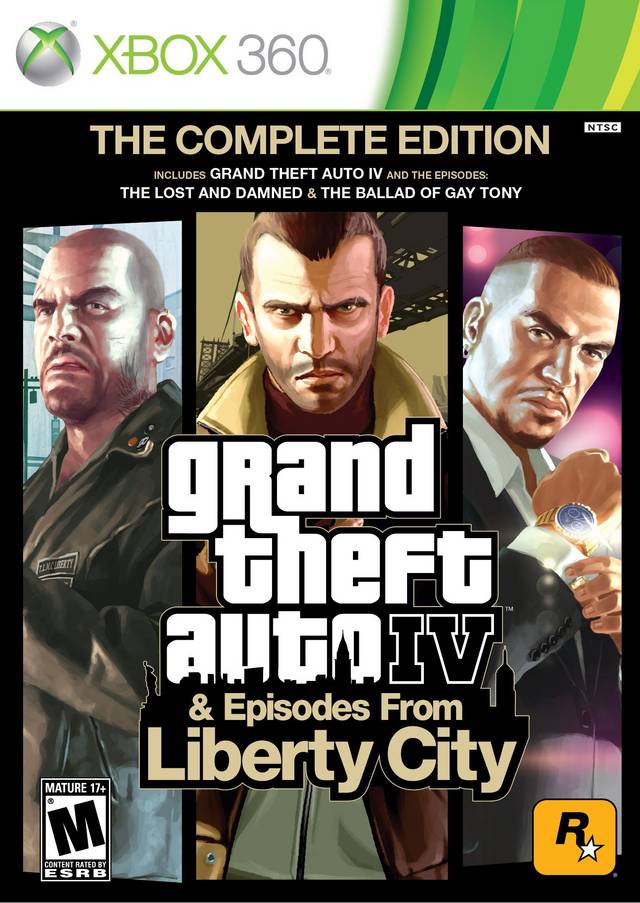 Grand Theft Auto IV: Complete Front Cover - Xbox 360 Pre-Played