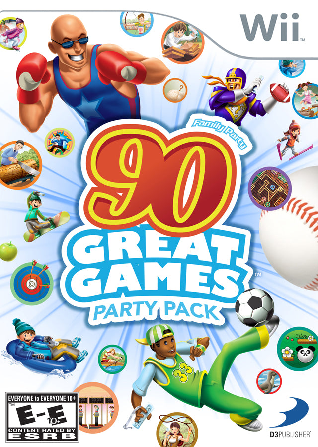 Family Party Games Pack  - Nintendo Wii Pre-Played