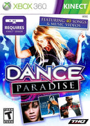 Dance Paradise Front Cover - Xbox 360 Pre-Played