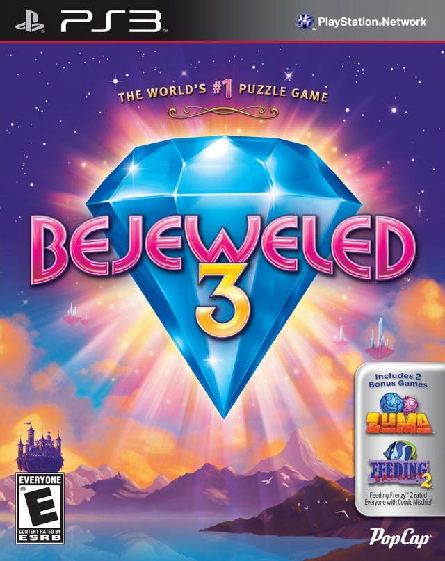 Bejeweled 3 - Playstation 3 Pre-Played Front Cover
