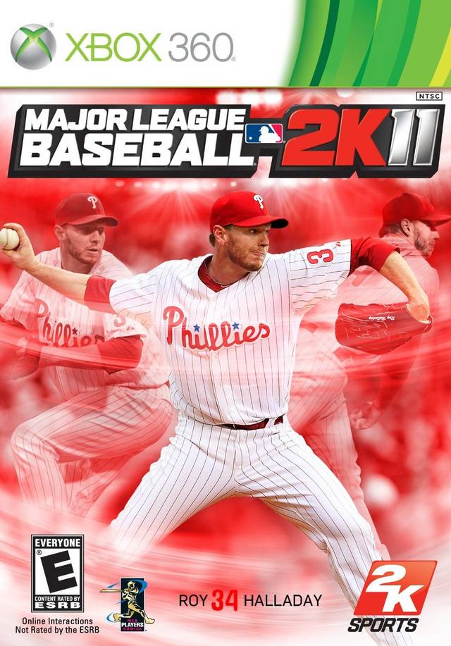 Major League Baseball 2K11 Front Cover - Xbox 360 Pre-Played