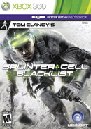 Tom Clancy's Splinter Cell Blacklist Front Cover - Xbox 360 Pre-Played