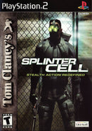 Tom Clancy's Splinter Cell Front Cover - Playstation 2 Pre-Played