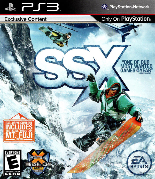 SSX Front Cover - Playstation 3 Pre-Played