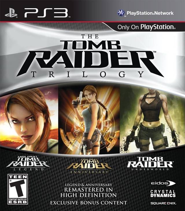 Tomb Raider Trilogy Front Cover - Playstation 3 Pre-Played