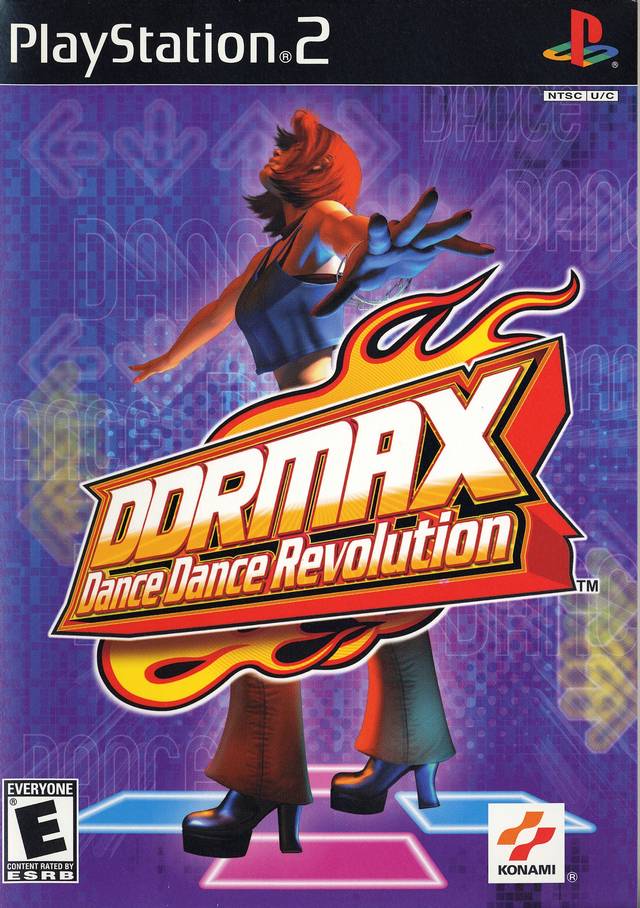 DDRMAX Dance Dance Revolution Front Cover  - Playstation 2 Pre-Played