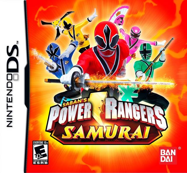 Power Rangers Samurai Front Cover - Nintendo DS Pre-Played