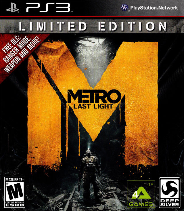 Metro Last Light Limited - Playstation 3 Pre-Played