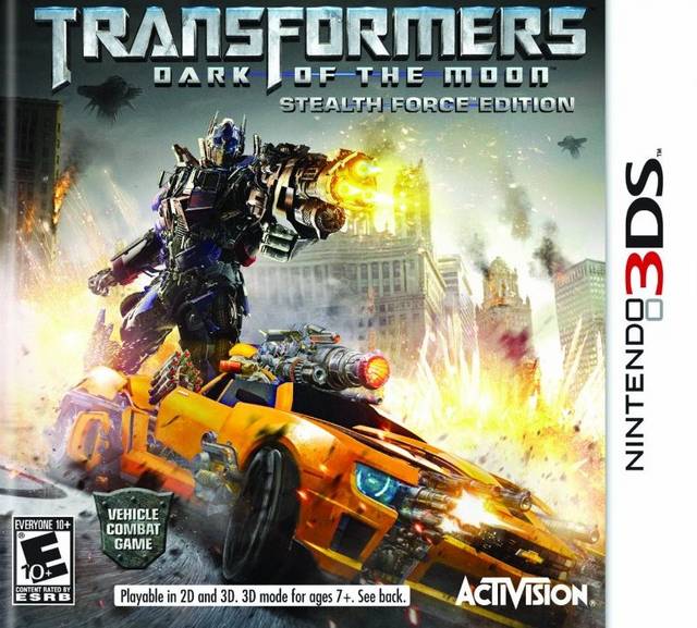 Transformers Dark of the Moon Front Cover - Nintendo 3DS Pre-Played