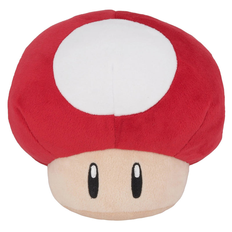 Little Buddy Super Mario All Star Collection - Red Super Mushroom 6" Plush