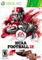 NCAA Football 12 Front Cover - Xbox 360 Pre-Played