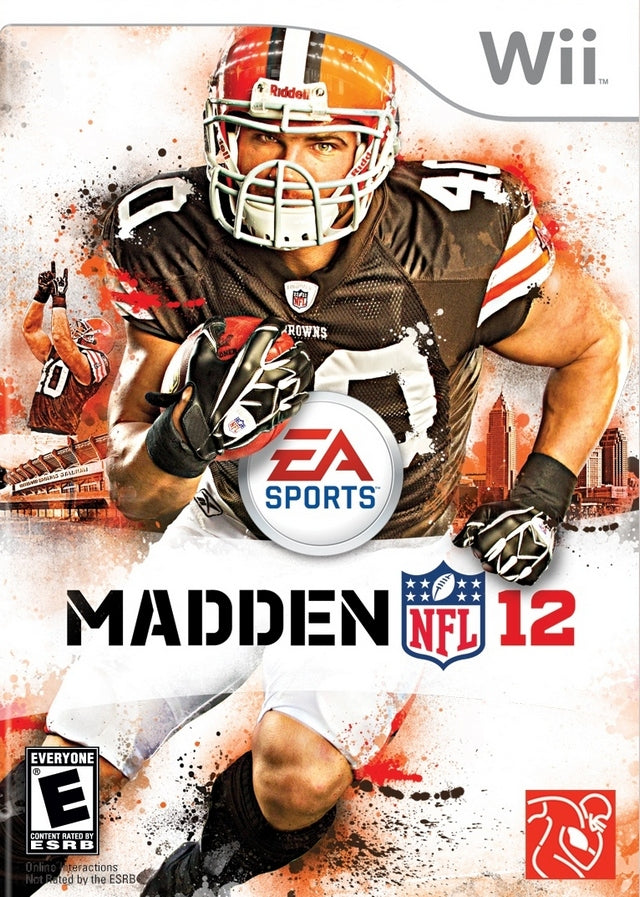 Madden NFL 12 Front Cover - Nintendo Wii Pre-Played