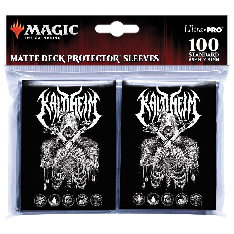 kaldheim card sleeves Kaldheim Metal Alt Art Sleeves (100 count pack)