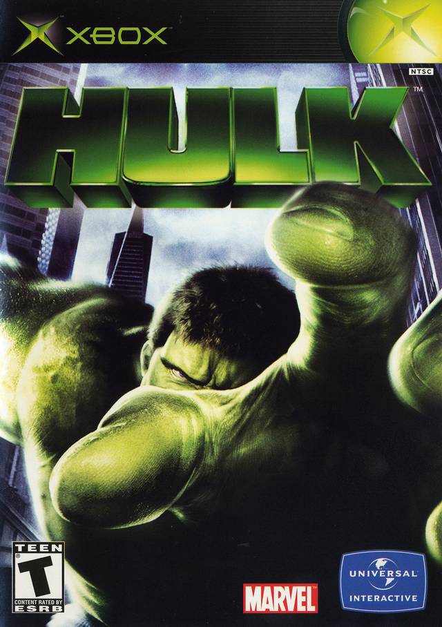 Hulk Front Cover - Xbox Pre-Played