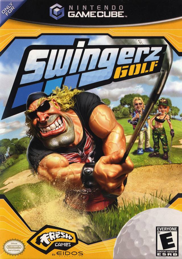 Swingerz Golf Front Cover - Nintendo Gamecube Pre-Played
