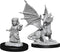 Silver Dragon Wyrmling & Female Halfling W13 - Dungeons & Dragons Nolzur`s Marvelous Unpainted Miniatures