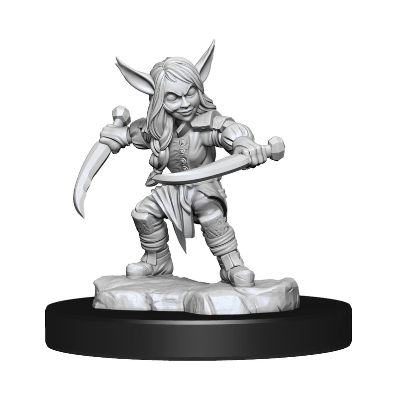 Goblin Sorceror and Rogue Female W1 - Critical Role Unpainted Miniatures