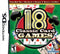 18 Classic Card Games Nintendo DS Front Cover