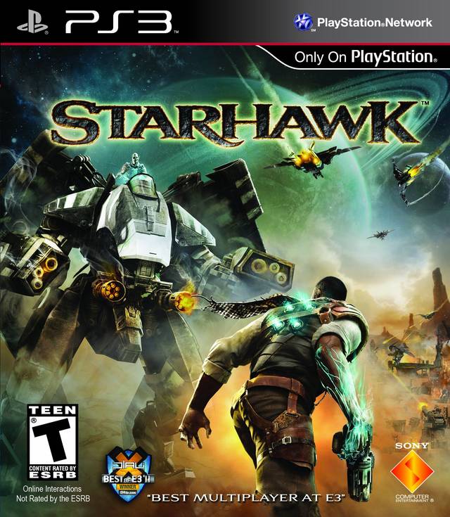 Starhawk Front Cover - Playstation 3 Pre-Played