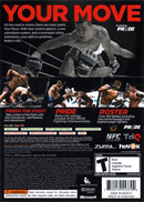 UFC Undisputed 3 Back Cover - Xbox 360 Pre-Played