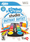 UDraw Studio Instant Artist Front Cover Game Only - Nintendo Wii Pre-Played