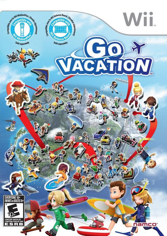 Go Vacation - Nintendo Wii Pre-Played Front Cover