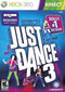 Just Dance 3 Front Cover - Xbox 360 Pre-Played