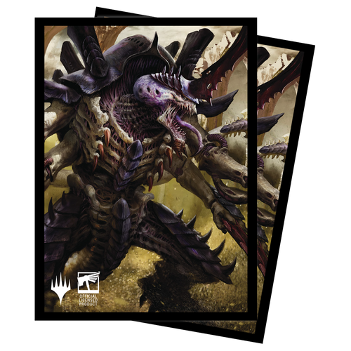 The Swarmlord Standard Sleeves (100) - Magic the Gathering Warhammer 40K Commander