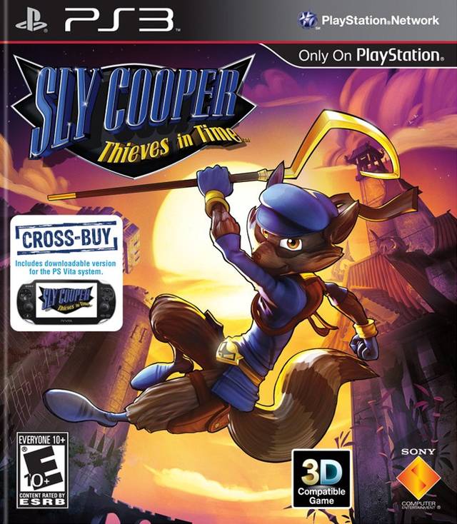 Sly Cooper Thieves in Time Front Cover - Playstation 3 Pre-Played