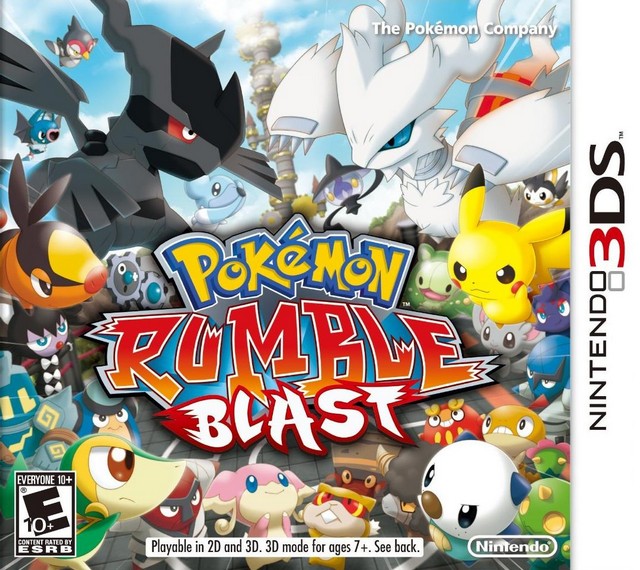 Pokemon Rumble Blast Front Cover - Nintendo 3DS Pre-Played