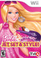 Barbie Jet, Set and Style Front Cover - Nintendo Wii Pre-Played
