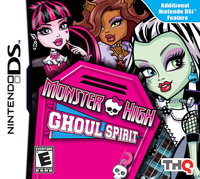 Monster High Ghoul Spirit Front Cover - Nintendo DS Pre-Played