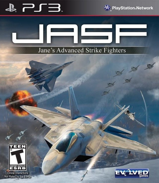 JASF Jane's Advanced Strike Fighters Front Cover - Playstation 3 Pre-Played