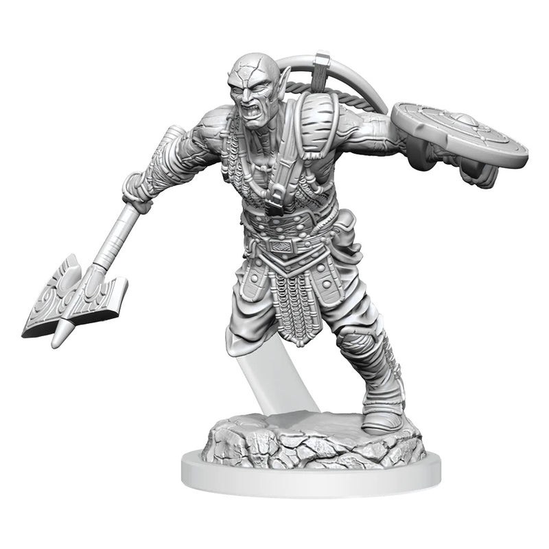 Earth Genasi Fighter W20 - Dungeons & Dragons Nolzur's Marvelous Unpainted Miniatures