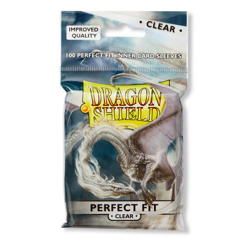 Dragon Shields Perfect Fit (100) Clear Card Sleeves